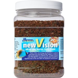 V2O AQUARIUM FOODS New Vision Flake & Pellet Mix Fish Food, 1-lb ...