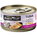 Fussie Cat Tuna with Chicken in Gravy Wet Cat Food, 2.82-oz can, case of 24