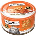 Fussie Cat Tuna with Anchovies in Goats Milk Wet Cat Food, 2.47-oz can, case of 24