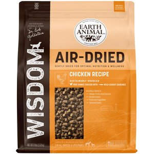 Earth Animal Wisdom Air-Dried Chicken Recipe Premium Natural Dog Food, 8-lb bag