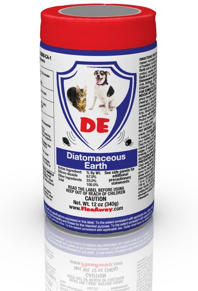 Flea Away Diatomaceous Earth for Dogs & Cat, 12-oz jar slide 1 of 2