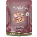 Applaws Tuna with Shrimp in Broth Limited Ingredient Wet Cat Food, 5.3-oz pouch, case of 12