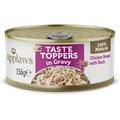 Applaws Taste Toppers Chicken Breast with Duck Natural Wet Dog Food, 5.5-oz pouch, case of 12