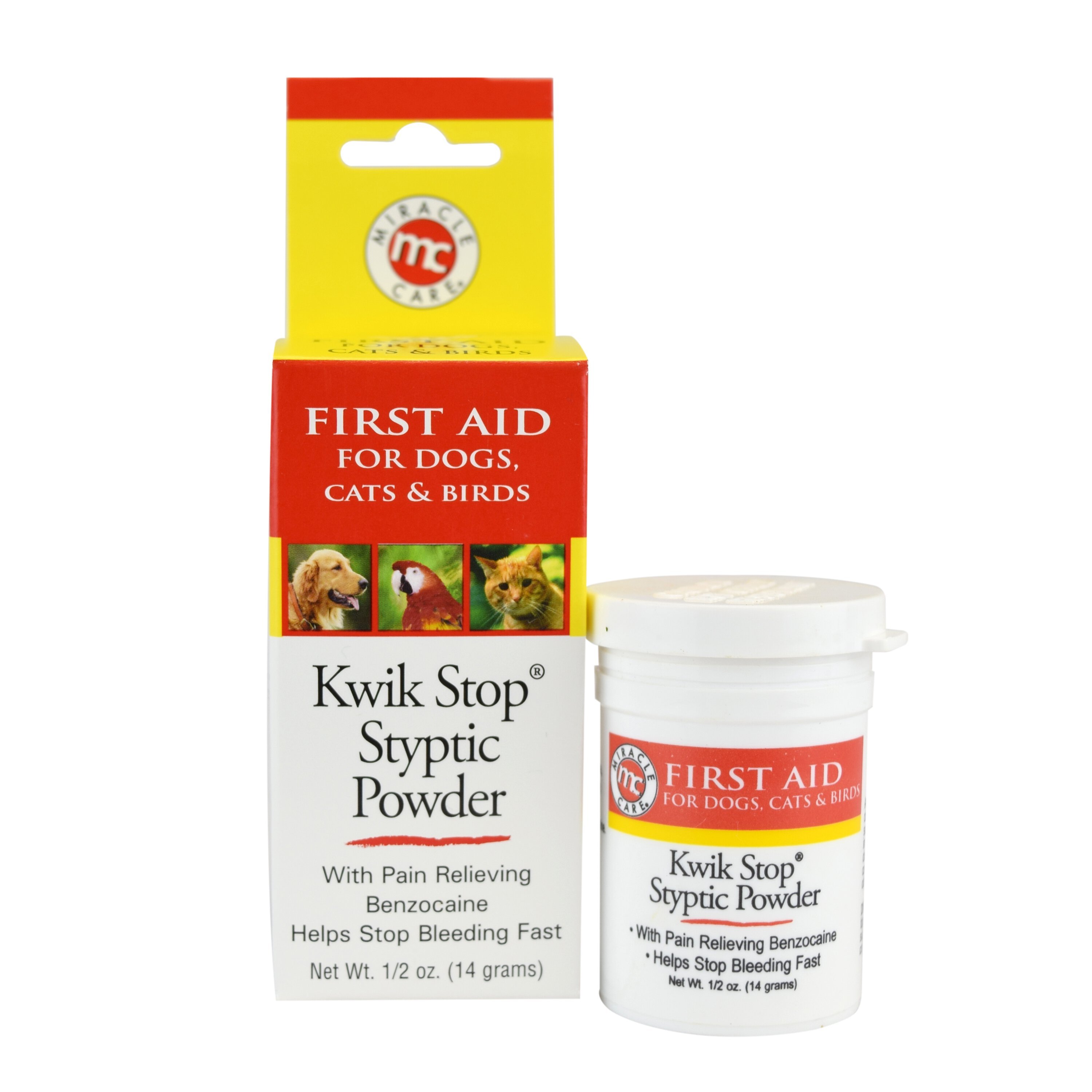 MIRACLE CARE KwikStop Styptic Powder for Dogs, Cats & Birds Customer