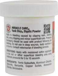 Miracle Care Kwik-Stop Styptic Powder for Dogs, Cats & Birds, 1.5-oz jar slide 2 of 3
