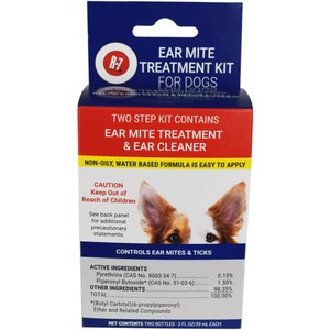 Miracle Care R-7 Kit Medication for Ear Mites for Dogs