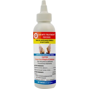 Miracle Care R-7M Medication for Ear Mites for Dogs & Cats, 4-oz bottle