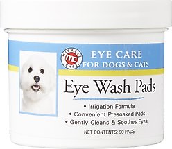 Miracle Care Sterile Eye Wash Pads for Dogs & Cats, 90 count