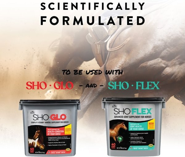Manna Pro Sho-Hoof Biotin & Zinc Methionine for Healthy Hooves Horse Supplement, 5-lb tub