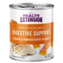 Health Extension Digestive Support Chicken & Pumpkin Entrée in Gravy Dog Food, 9-oz can, case of 12