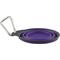 Show in main carousel: Dexas Popware for Pets Collapsible Travel Non-Skid Silicone Dog & Cat Bowl with Carabiner, Purple, 1-cup slide 4 of 7