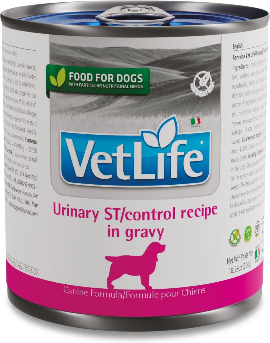 FARMINA VET LIFE Urinary ST/Control Recipe in Gravy Wet Dog Food, 10.6