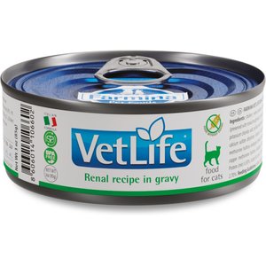 Farmina Vet Life Cat Renal Recipe In Gravy Wet Cat Food, 3-oz can, case of 12