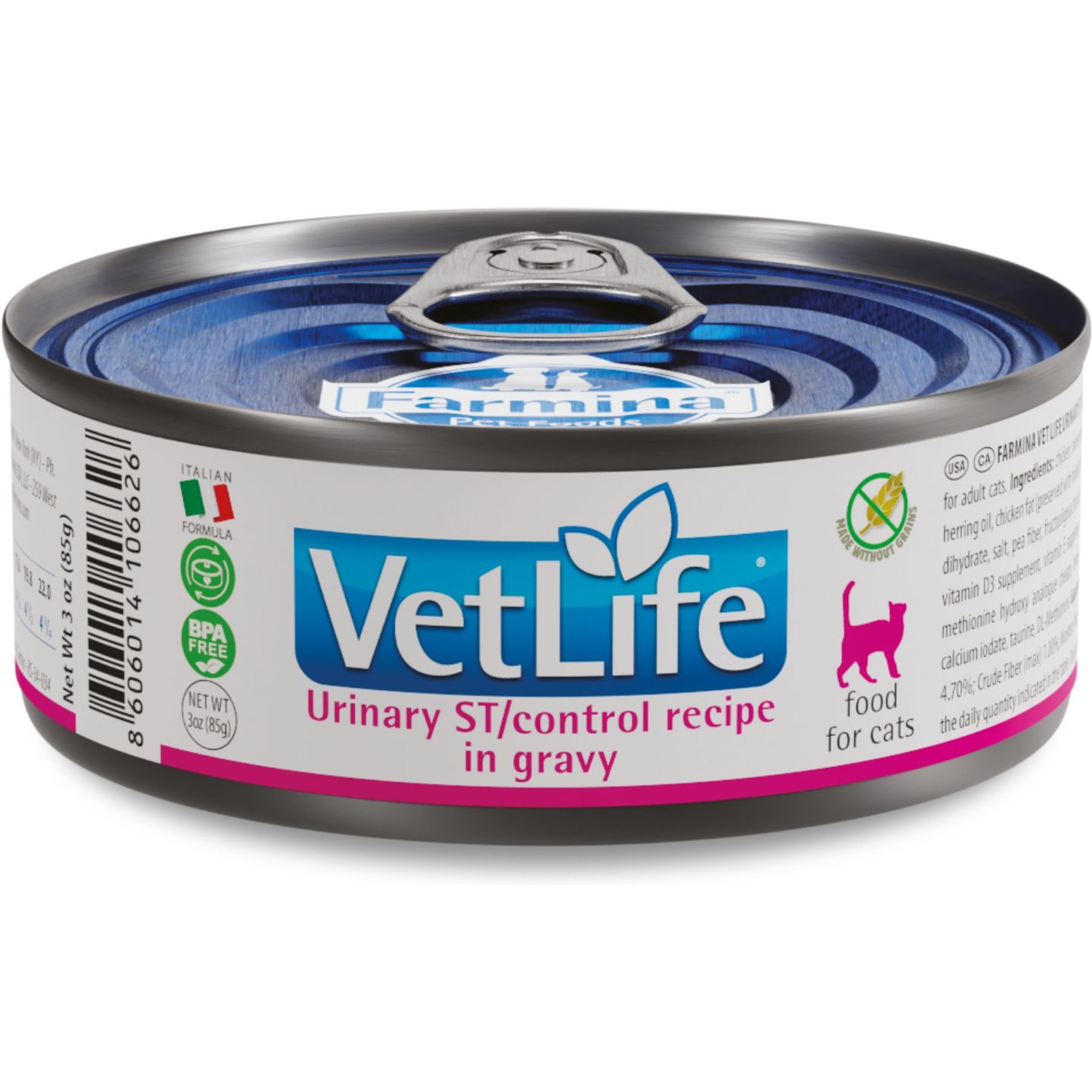 FARMINA VET LIFE Cat Urinary St Control Recipe In Gravy Wet Cat