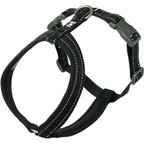 Hurtta Casual ECO Y-Harness For Dogs - Recycled Material, Adjustable, 24-28 Inch Chest (Raven)