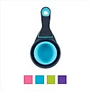 Dexas Popware for Pets Collapsible KlipScoop, Blue, 1 cup