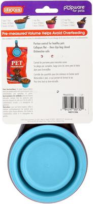 Show full view: Dexas Popware for Pets Collapsible KlipScoop, Blue, 1 cup slide 3 of 6
