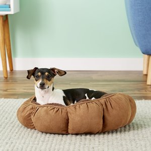 Donut Dog Bed in Aspen Chenille