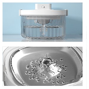 Hanamya Automatic Dog & Cat Water Fountain, White