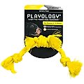 Playology Puppy Sensory Rope Chicken Dog Toy, Yellow, Small
