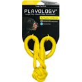 Playology Puppy Tough Tug Knot Chicken Dog Toy, Yellow, Large