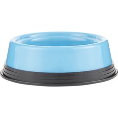 JW Pet Skid Stop Basic Non-Skid Plastic Dog & Cat Bowl, Color Varies, 2-cup