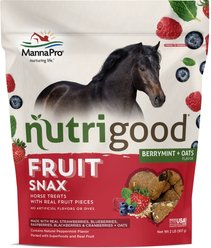 NutriGood FruitSnax BerryMint + Oats Flavor Horse Treat, 2-lb bag