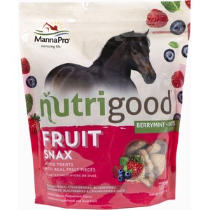 NutriGood FruitSnax BerryMint + Oats Flavor Horse Treat, 2-lb bag