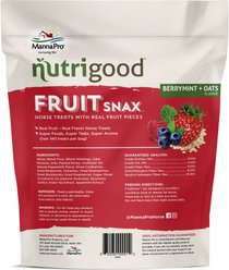 NutriGood FruitSnax BerryMint + Oats Flavor Horse Treat, 2-lb bag slide 2 of 8