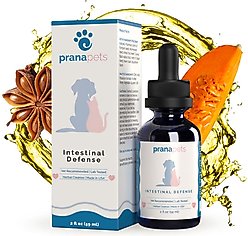 Prana Pets Intestinal Defense Dewormer Medicine for Dogs & Cats, 2-oz bottle