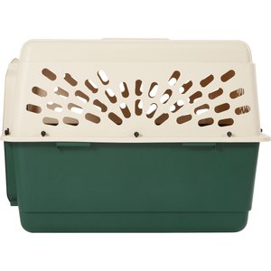 Petmate Ruff Maxx Dog & Cat Kennel, Off White/Green, 40-in, 70-90-lbs