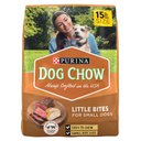 Dog Chow Adult Little Bites with Real Chicken & Beef Small Breed Dry Dog Food, 15-lb bag