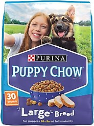 Puppy Chow High Protein with Real Chicken Large Breed Dry Puppy Food, 30-lb bag