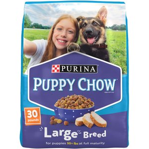 PUPPY CHOW High Protein with Real Chicken Large Breed Dry Puppy Food 30 lb bag Chewy