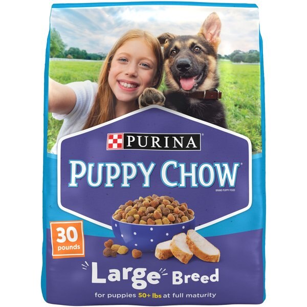 PUPPY CHOW Tender & Crunchy with Real Beef Dry Dog Food, 30-lb bag ...