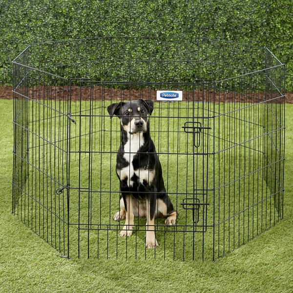 8 Panel Wire Metal Pet Dog Animal Exercise Playpen Fence Enclosure Cage X Large 
