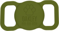 Besties Paw Dog AirTag Holder, Olive slide 1 of 6