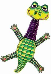 Fat Cat Rubber Neckers Squeaky Dog Toy, Color Varies slide 2 of 6
