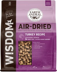 Earth Animal Wisdom Air-Dried Turkey Recipe Premium Natural Dog Food, 2-lb bag