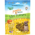 Emerald Pet Pumpkin Harvest Mini Trainers Banana Soft & Chewy Dog Treats, 6-oz bag