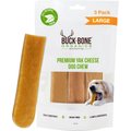 Buck Bone Organics Yak Chew Large Dog Treats, 3 count