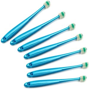 H&H Pets 360 Degree Bristle Dog & Cat Toothbrush, 8 count