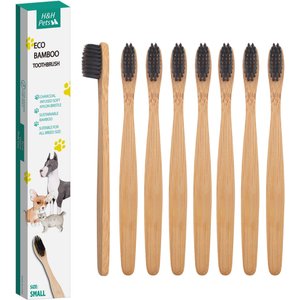 H&H Pets Eco-Friendly Bamboo Dog & Cat Toothbrush, 8 count, Small