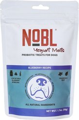 NOBL Yogurt Melts Probiotic with Blueberry Dog Treat, 50-gram bag
