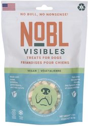NOBL Visibles Vegan Recipe Dog Treat, 1.5-oz bag