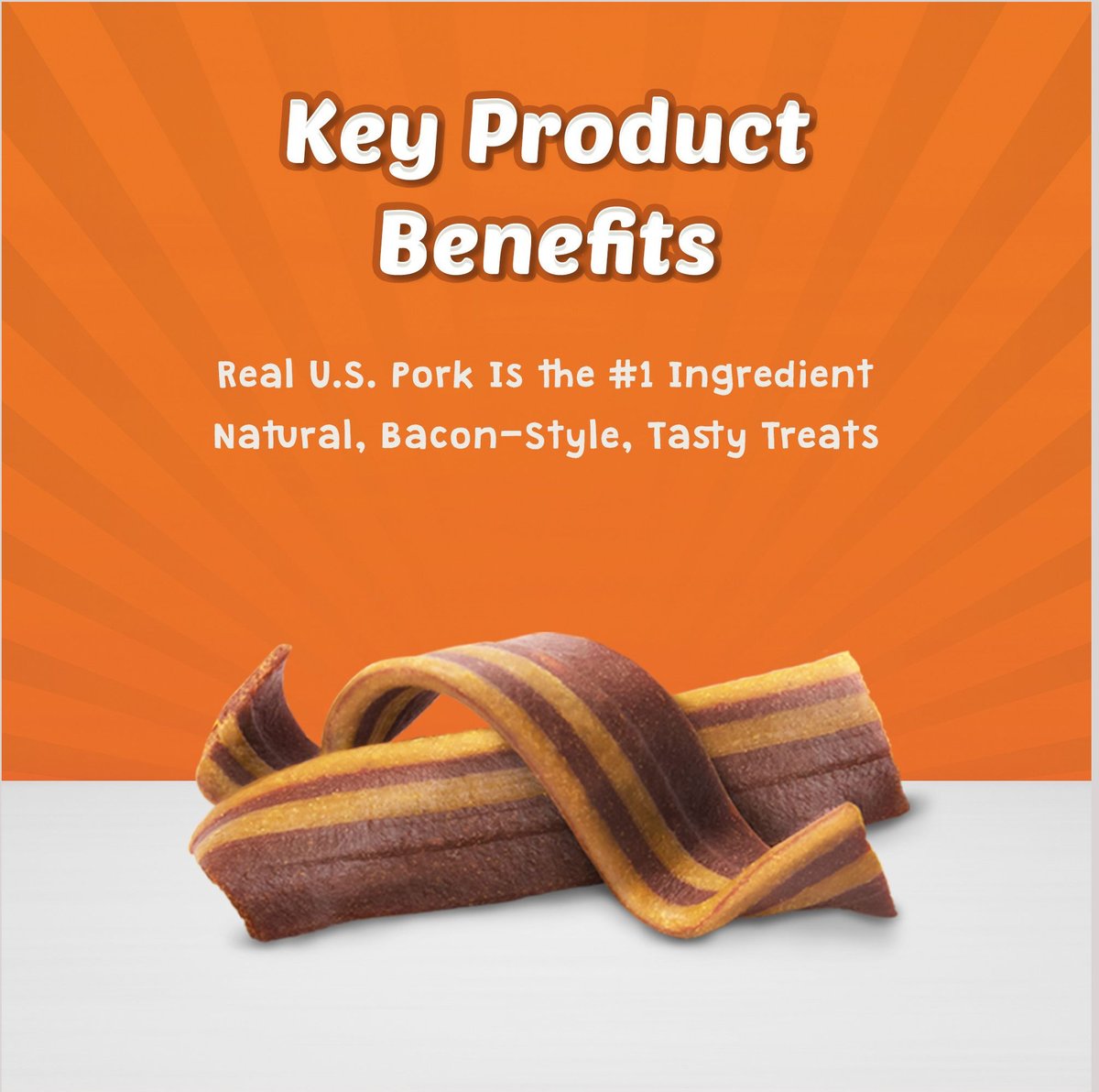 BLUE BUFFALO Sizzlers with Real Pork BaconStyle Dog Treats, 6oz bag