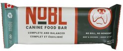 NOBL Canine Bulk Beef & Chicken Dog Food, 20-oz bar