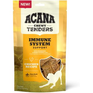 ACANA Chewy Tenders Chicken Jerky Dog Treats, 4-oz bag