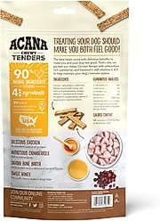 ACANA Chewy Tenders Chicken Jerky Dog Treats, 4-oz bag slide 2 of 7