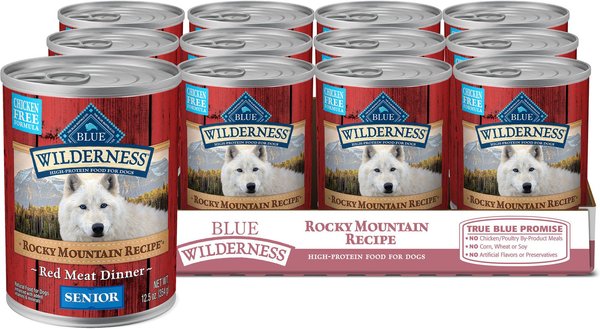 BLUE BUFFALO Wilderness Rocky Mountain Recipe Red Meat Dinner